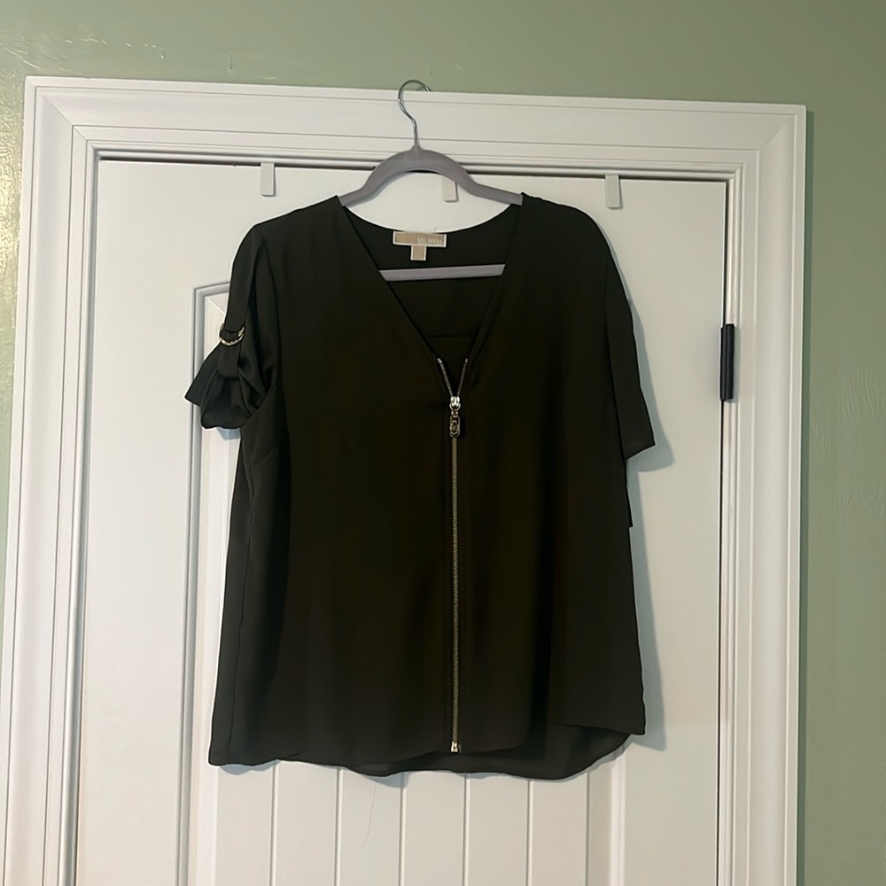 Business Professional Green Blouse